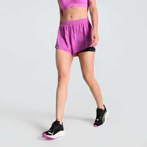 VELOCITY 2in1 Women's 3" Running Shorts, Wild Berry, extralarge-IND